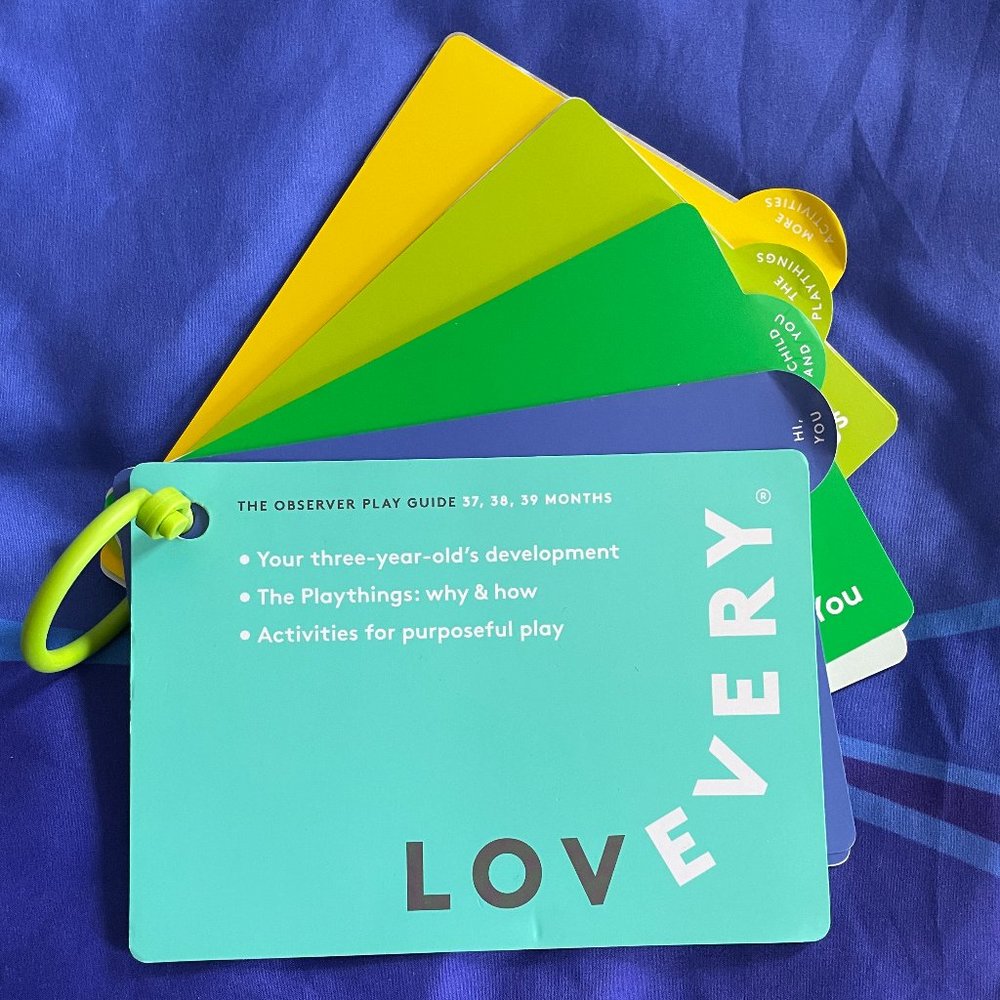 Lovevery Play Guide, The Observer Play Kit, 37, 38, & 39 Months